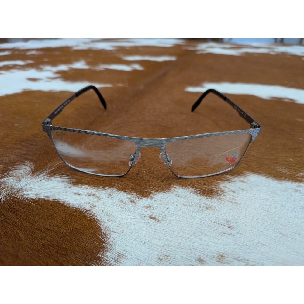 Maui Jim MJO 2100-14A 58-17-145 Matte Gray Eyeglasses Full Rim Mens Frames
